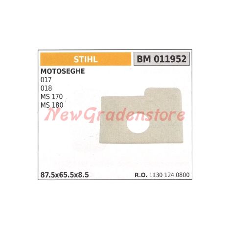STIHL Luftfilter für Kettensäge 017 018 MS 170 180 011952