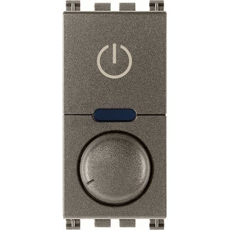VIMAR - 19136.1.M Dimmer MASTER rot.230V universal Metall