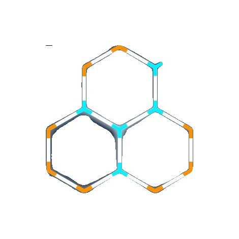 Lámpara de techo LED para garaje, diseño hexagonal, de bajo consumo, HC-6633 (1/2)