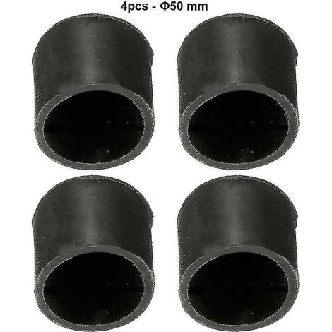 Lot de 4 embouts de protection en caoutchouc, adaptés aux pieds de chaises, de tables et de meubles. (1/5)