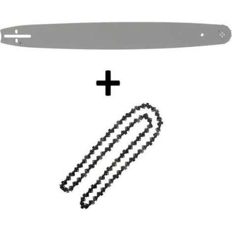 22-Zoll (55 cm) Führungsschiene mit 85-gliedriger Kette für Kettensäge (1/5)