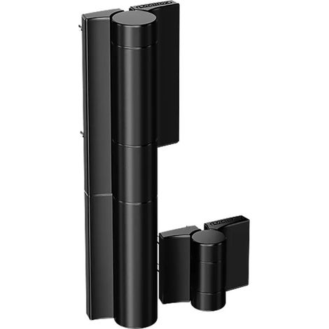Ferme-Portail Hydraulique MAMMOTH180-2 - 150 kg LOCINOX - Portillon - Noir 9005