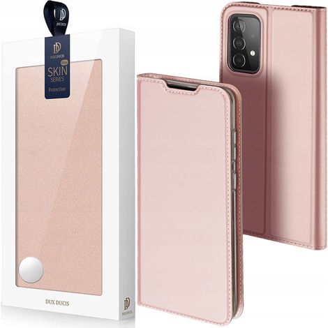 Custodia Dux Ducis Skin Pro con chiusura a libro per Samsung Galaxy A73, colore rosa (1/5)