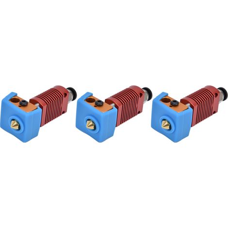 Kit d'extrudeuse avec buse, en alliage d'aluminium et laiton, accessoire pour imprimante 3D Ender 3 Pro. (1/5)