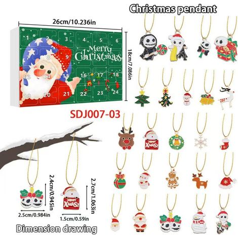 New Creative Christmas Series Blind Box Christmas 24-Day Calendar Box Cartoon Snowman Surprise Box - SDJ007—03 -
