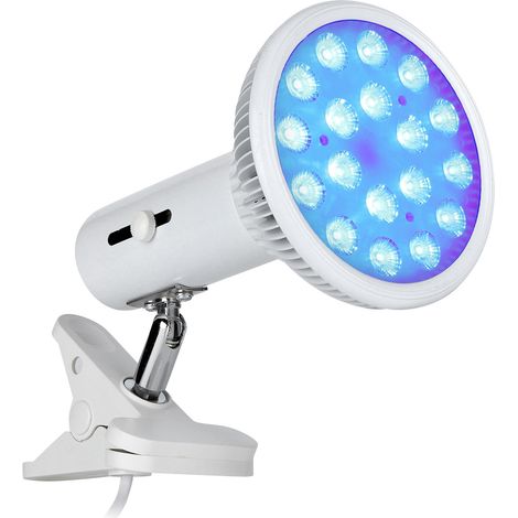 Lampe de luminothérapie portable à lumière bleue pour le traitement de l'acné et de la jaunisse du nourrisson (appareil de thérapie LED, prise 110-240 V). (1/5)