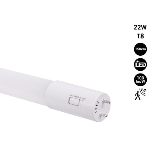 Tubo LED 150cm T8 Con Sensor De Movimiento Microondas - 22W
