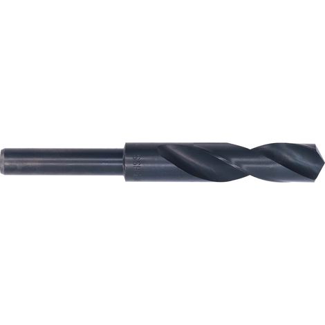Forets à queue réduite en acier rapide noir, forets hélicoïdaux pour aluminium et cuivre, 18,5 mm