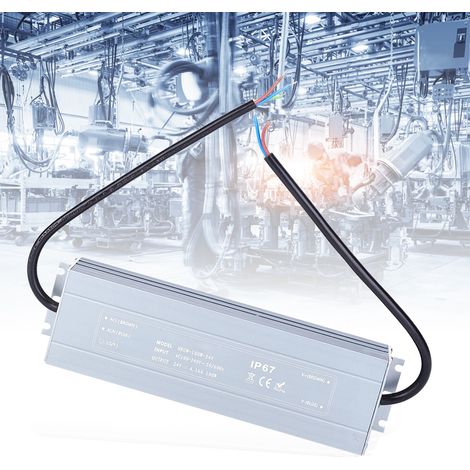 HRUW-100W-24V Schaltnetzteil IP67 wasserdichter LED-Treiber-Transformator 100-240VAC (1/5)