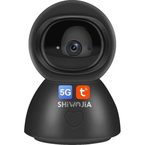 Heimüberwachungskamera, Dualband-WLAN-IP-Kamera (5 GHz/2,4 GHz), 2K-4-MP-Innenkamera, 360°-Schwenk-/Neigefunktion, Nachtsicht, Bewegungserkennung, Zwei-Wege-Audio (1/5)