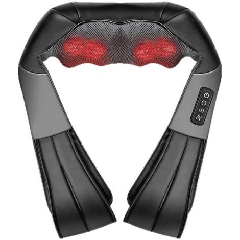 Appareil de massage 3D pour la nuque et les épaules avec chaleur douce, massage en profondeur de la nuque, des épaules et du dos, profitez d'un massage de la nuque et des épaules à la maison, au burea (1/5)