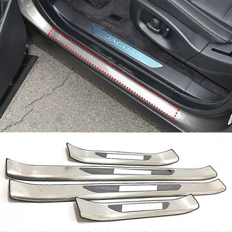 Accessoires pour Jaguar E-Pace 2018-2024 : protection de seuil de porte et de pédale, cache-plaque de protection, pièces automobiles ( ) (1/5)