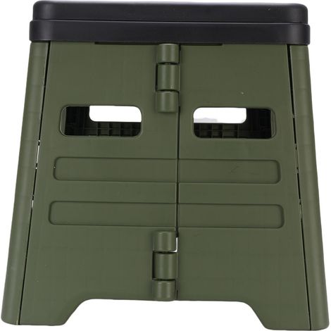 Toilettes portables pliables et compactes en PP pour voyages, camping, pêche et activités de plein air (vert) (1/5)