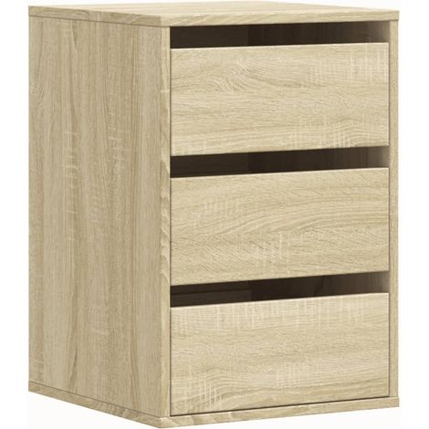 Cassettiera Angolare Rovere Sonoma 40x41x58cm Legno Multistrato vidaXL