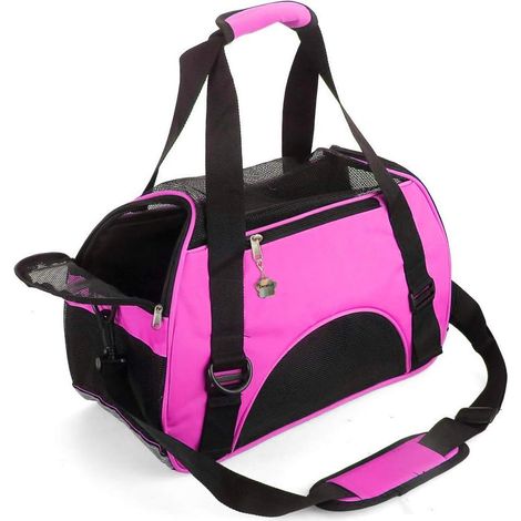 Sac de Transport pour Chat Côté Souple pour Chat Chien Chiot Confortable Portable Pliable Approuvé par la compagnie aérienne (1/5)
