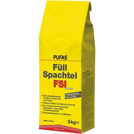 Pufas Füllspachtel innen 5kg 3004000