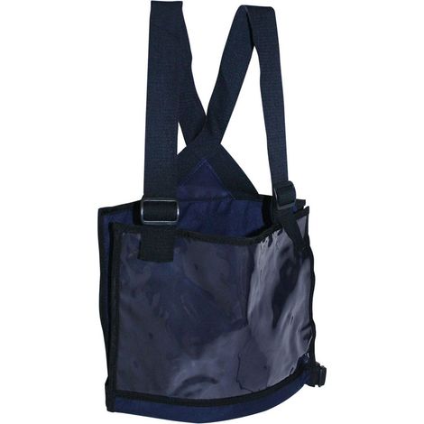 Pettorina con tasca portanumeri in nylon regolabile