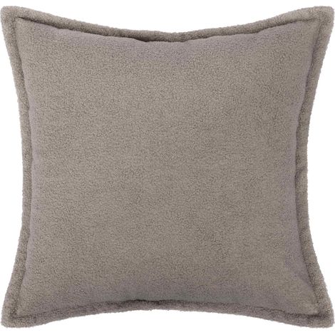 vidaXL Funda de almohada 2 pcs HOUTEN Gris Claro 80 x 80 cm Bouclé (1/2)