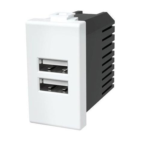 PRESA USB ABM - BIANCO 2 PRESE USB VOLT 5 A 2.4- 2 pezzi