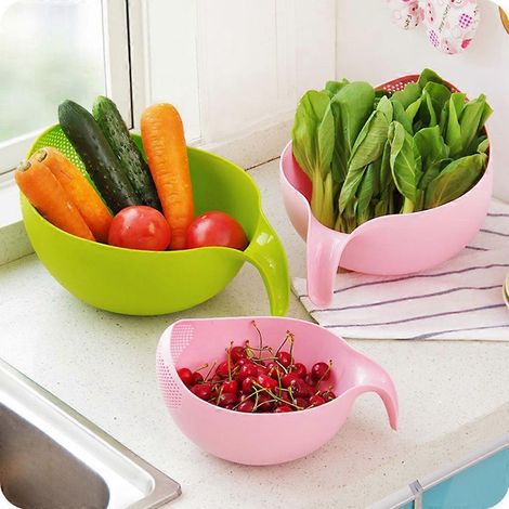 Passoire à riz, panier égouttoir, tamis, égouttoir à légumes (1/4)