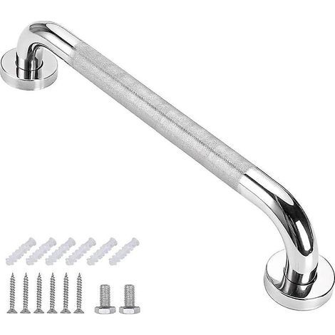 barre Appui De Salle De Bain 50cm Barre De Maintien Wc Antidrapant Poigne De Douche En Acier Inox Avec Vis (1/5)