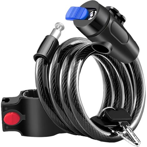 Lucchetto per bicicletta in acciaio resistente con chiave