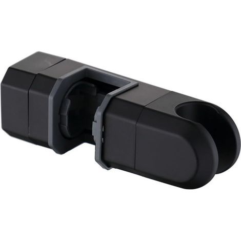 Duschkopfhalterung, universell 15 mm-30 mm, abnehmbare Gleitstange für Duschsystem (schwarz, 13,54 cm) (1/3)
