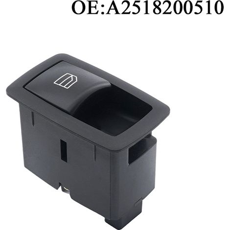 A2518200510 is suitable for the electric window lift mechanism Mercedes-Benz W251, single switch for opening electric windows, switch on the passenger side.