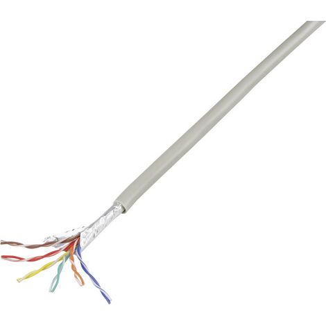 TRU COMPONENTS 1568142 Câble téléphone J-Y(ST)Y 6 x 2 x 0.6 mm gris 25 m (1/2)