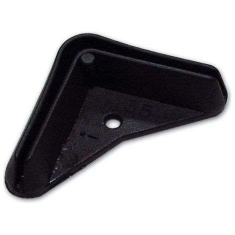 PIEDINO PER ANGOLARE SCAFFALE 35X55 DX IN NYLON (1/2)