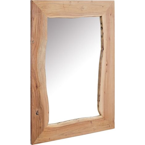 specchio in legno di Acacia 100x3x70 Acacia naturale laccato PURE ACACIA 713