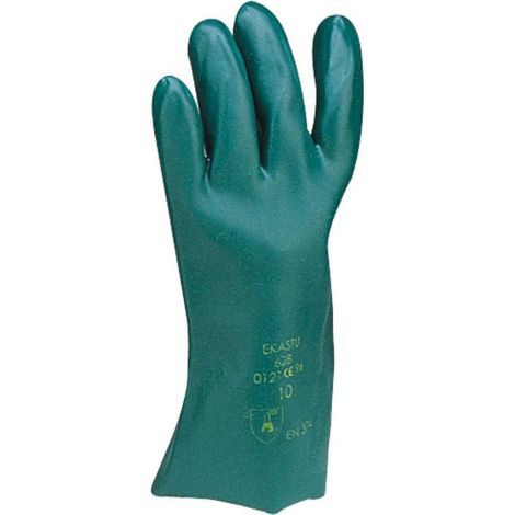 Ekastu 381 629 Cloruro di polivinile Guanto di protezione per prodotti chimici Taglia (Guanti): 9, L EN 374-1:2017-03/T