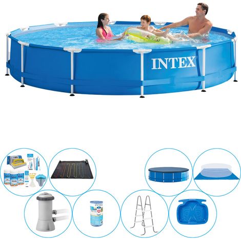 Intex Piscine Tubulaire Ronde - 366x76 cm - 8-pièces  S20474 (1/5)
