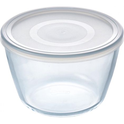 Runder Teller 17 cm / 1,6 l mit Deckel – Cook & Freeze – Pyrex