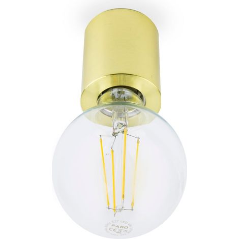 Ten Lampada Da Parete Oro Satinata Marca Faro