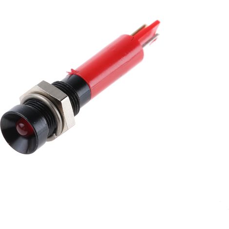 Voyant LED lumineux Rouge RS PRO, dia. 6mm, 24V c.c., taille de la lampe 3 mm ( Prix pour 1 )