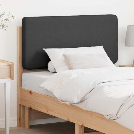 Gepolstertes Kopfteil mit Kopfteil Braun und Dunkelgrau 75 cm