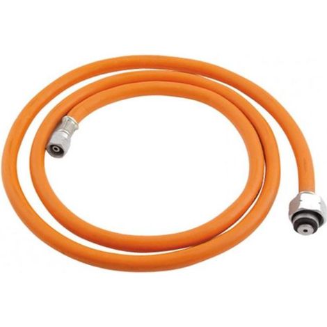 DESA latiguillo flex goma 1-218 , Tubo Flex G-150 I-21.8 Conectores de soldador y grifo botella G.L.P Tipo G de goma Recordaje hembra Rosca de entrada M1/4 pulgadas