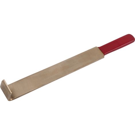 BRONZEplus Winkelschaber mit Griff 380 mm (1/3)