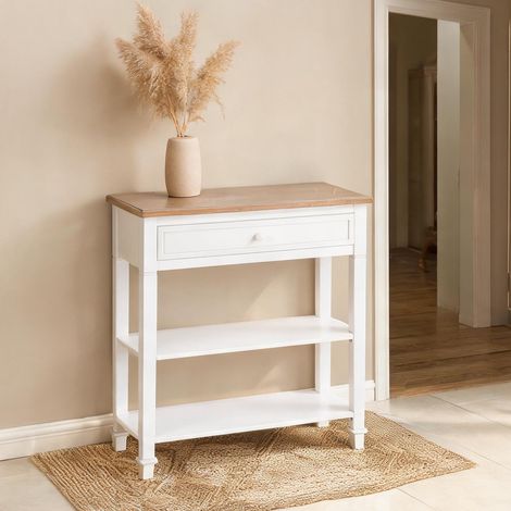 Console en madeira de Pinho e MDF 75,6 x 27,5 x 80,5 cm (1/5)