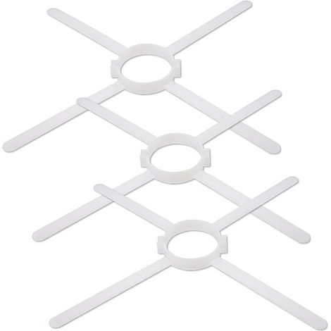 Buderus Abstandhalter-Set - 3 Stk. für PP-Abgasrohr Ø 80 mm - 7738112597