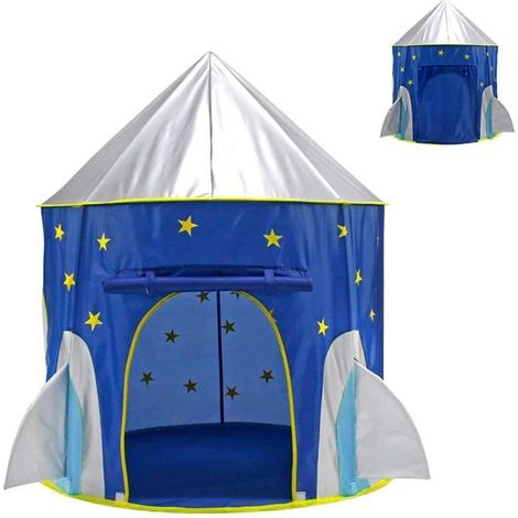 Tenda per bambini - AMOUNE - Casetta da gioco per interni - Portatile - Borsa per il trasporto - Unisex (1/4)