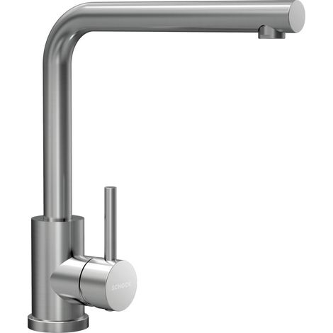 Schock Kantus acciaio inox massiccio. Tipo di beccuccio: Standard, Colore del prodotto: Acciaio inox, Controllo del flusso d'acqua: Leva sanitaria. Distanza tra foro di fissaggio e diff... - 534000EDM