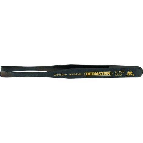 BERNSTEIN 5-193 PINCE EN PLASTIQUE EXTRÉMITÉS LARGES DROITES ET PLATES CONDUCTRICE 120 MM (1/2)