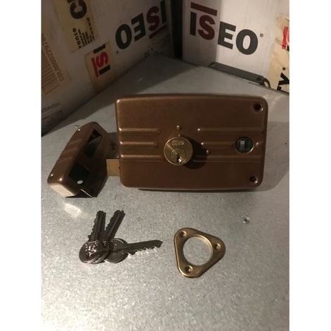 SURETE HORIZ A FOUILLOT DE 8MM C/50 GAUCHE BRONZE