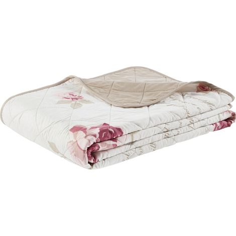 Mömax Tagesdecke Diary Rose Rosa/Weiß ca. 220x240cm (1/2)