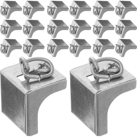 Embouts pour Tringle à Rideaux et Protection en Acier Inoxydable Argenté, Lot de 30 Pièces, Durabilité Renforcée pour Rails de Rideaux, Adaptés pour Bureau et Maison (1/5)