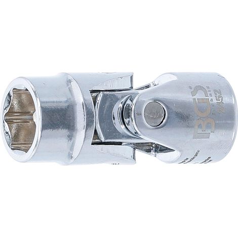 BGS Kardangelenk-Einsatz Sechskant Antrieb Innenvierkant 10 mm (3/8&quot) SW 12 mm - 2452 (1/4)