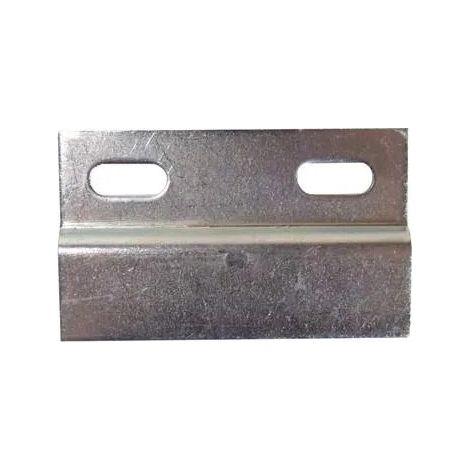 Aufhängeklammer Z-Profil, Löcher Achsabstand 45mm, B76xH47xT6.5mm, 2 Stück.