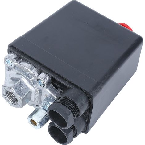 Vanne de commande de pressostat de compresseur d'air à un trou G1 / 4"0,5-1,2 MPa (72,5175 psi) 220 V. cessoire de rempl ementpressostat compresseur pressostat compresseur pressostat compresseu (1/5)